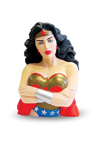 Monogram Wonder Woman Bust Bank