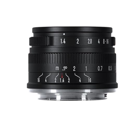 lens, APS-C 35mm F1.4 ����a�|�[�g���[�g�v���C�������Y�A�݊���������܂�Sony E Nikon Z Fujifilm XF Canon RF EOS-M M43 �}�E���g�ɑΉ�,for camera(APS-C black,M4/3