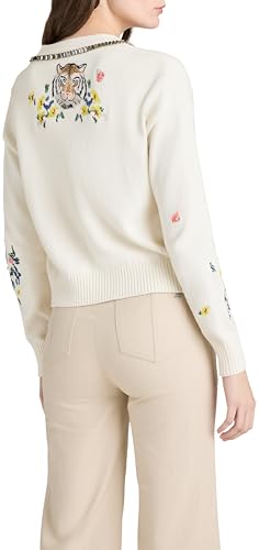 Cinq à Sept Women's Patch Animal Nyla Cardigan2