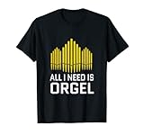 Orgel Orgeljugador de órganos de iglesia instrumento musical Camiseta