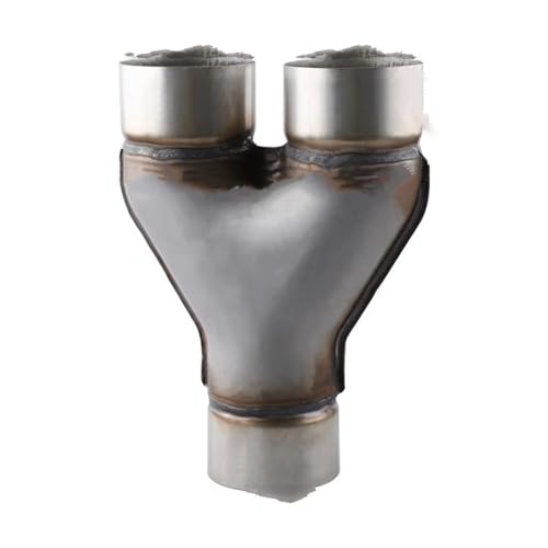 Silencieux double sortie pour voiture embouts d'échappement inox anti-corrosion