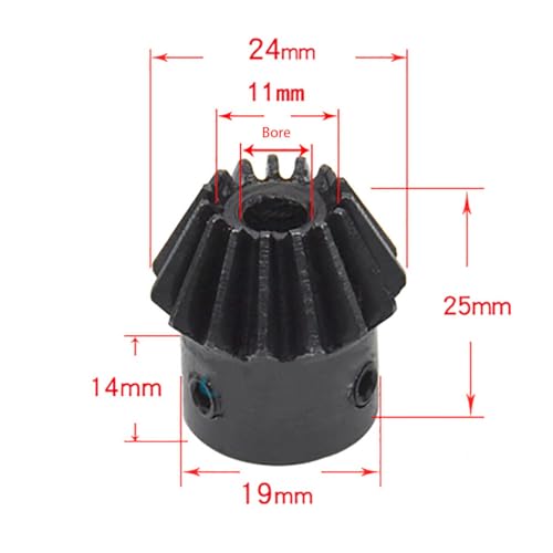 15 mod bevel gear 15t30t bore 5-16mm 90 12 pairing metal transmission gear 15t bore8mm