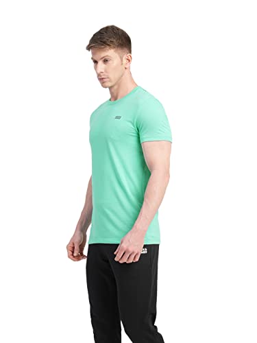 Image of Jack & Jones Men Cotton Round Neck Slim Fit Casual T-Shirt