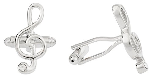 Gemelos Cuff-Daddy Nota Musical Clave de Sol miniatura 2