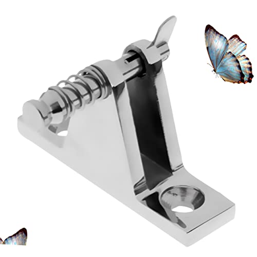 Mipcase Stainless Steel Boat Awning Accessory Durable Hinge Fitting for Canopy High Polished Finish for Modern Watercraft for Kayak Canoe Fishing Dinghy and Use