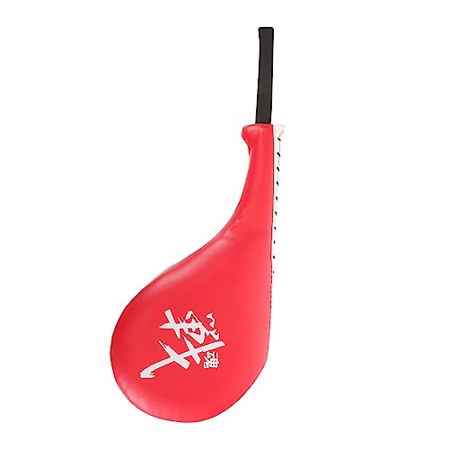 Kisangel 3 Piezas Taekwondo Kick Pad Karate Artes Marciales Objetivo De Ataque Paletas De Boxeo Almohadillas para Patear Patadas De Taekwondo Almohadilla De Patada Capacitación PU Rojo