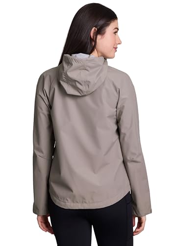 Avalanche Women's Rain Jacket, Quick Drying Thermal Fleece Lined Rain Coat with Pockets2