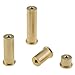 DGZZI 8PCS Golf Club Weight Head Accessory Golf Brass Plug Weight Tip Golf Weighted Spike for Use with 0.355 Inch Golf Club Head and Steel Component