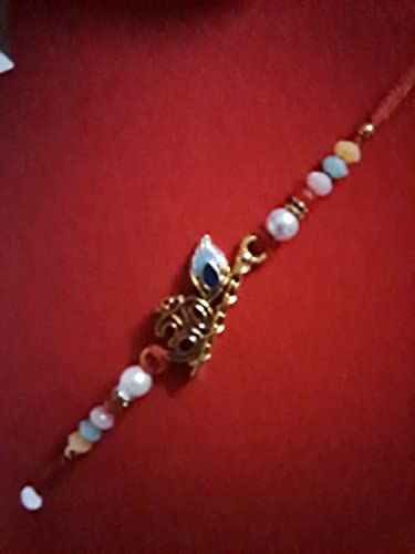 Export Quality India Rakhi Combo Bhaiya Bhabhi Rakhi Set (Pack Of 4)4