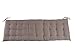 Produktbild CB Home & Style Bankauflage Bankkissen 4 cm dick Sitzpolster Bank Gartenbank Auflage (120 x 40 cm, Hellgrau)