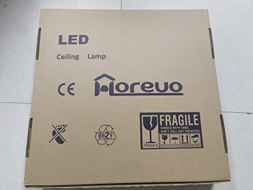 Horevo RN16-0003-00102 Led Music Ceiling Light With Bluetooth Speaker 36W 20 Inch Multi Functional App Upgraded Modern Light Fixtures thumb #17