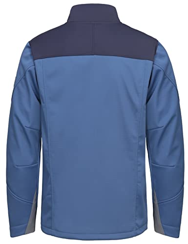 Image of Little Donkey Andy Men's Softshell Grid Fleece Lined Hiking Jacket Water Repellent Windproof Lightweight Travel Running