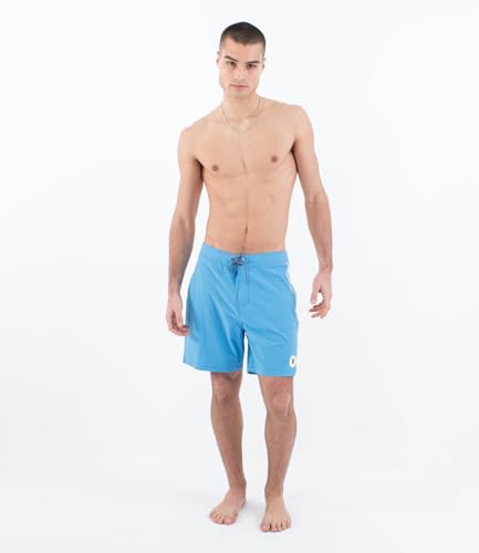 Pantalones cortos Hurley Phntm Naturals de tejido suave y secado rápido azul 7