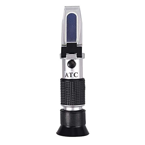 AUTOUTLET 3-in-1 Honey Refractometer for Honey Moisture, Brix and Baume, 58-90% Brix Scale Range, Honey Moisture Tester with ATC, Ideal for Honey, Milk, Sugar Syrup, Fruit jam and Molasses, Beekeepers