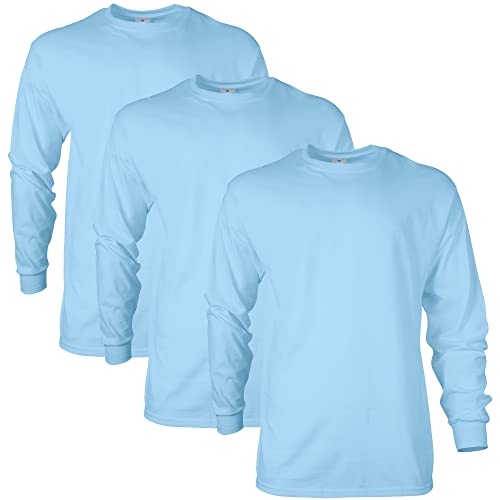 Image of Gildan Adult Ultra Cotton Long Sleeve T-Shirt, Style G2400, Multipack