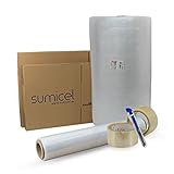 Sumicel - Pack Mudanza con rollo de plástico de burbujas de 100 cm de ancho y 100 metros de longitud (Pack 15)