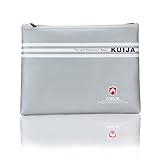 KUIJA Fireproof Document Bag 2000°F, 13.4"x9.4" Fireproof Waterproof Document Bag, Fireproof Money B