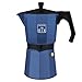 Cecotec cafetera Italiana MokClassic 300 Blue. Fabricada en Aluminio Fundido Hacer café con el Mejor Cuerpo y Aroma, para 3 Tazas de café