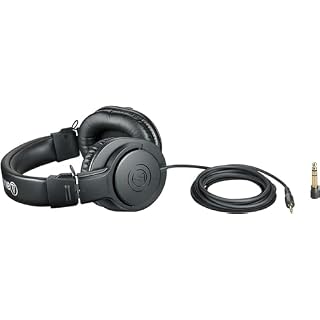Audio-Technica ATH-M20X Casque de Monitoring Fermé Dynamique Noir - Les Beatles, Paul McCartney, John Lennon, RIngo Starr, George Harrison Audio-Technica ATH-M20X Casque de Monitoring Fermé Dynamique Noir – Image 3