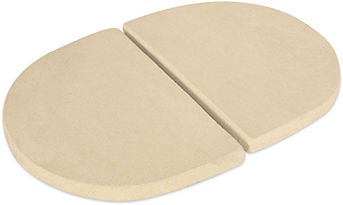 Primo 324 Ceramic Heat Reflector Plates for Primo Oval XL Grill, 2 per Box