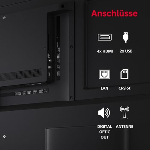 Sharp 85HP5765E QLED Fernseher 85 Zoll Google Smart TV 4K Dolby Vision HDR – Ansicht 4