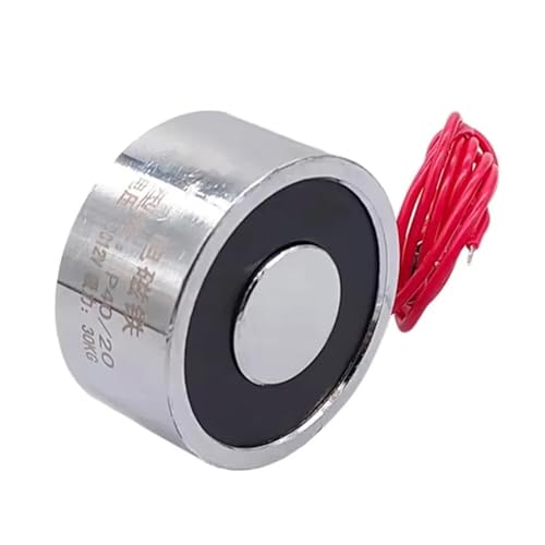 Solenoide redondo imán eléctrico de cilindro 24V P40/20 electroimán 300N voltaje 5V