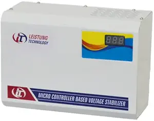 Leistung Technology 4KVA 90-300V AC Automatic Voltage Stabilizer for Stable Reliable Electrical Power Digital Display Upto 1.5Ton