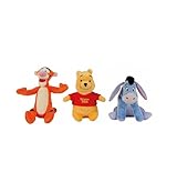 Peluche Winnie et ses amis. 3 modèles existent : Winnie, Tigrou ou Bourriquet
