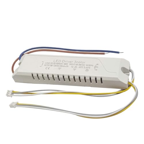 Controlador LED de corriente constante con 4 canales de 20-60W y dos salidas independientes 2