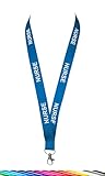 rolseley ltd® - cordino da collo per infermiera, con clip in metallo, in plastica, colore: blu navy