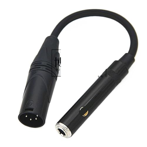 Cable Adaptador de Audio YHNNH XLR a 6.35MM 10cm miniatura 1