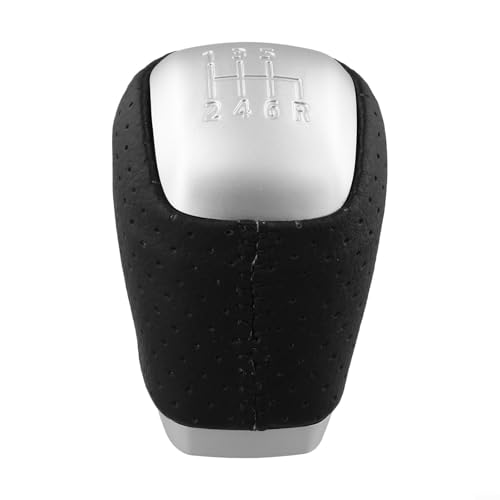 Fauhapyway Pommeau de levier de vitesse automatique en cuir pour Range Rover Evoque 2011-2018 6 vitesses LR024719 LR024721 (perforé)