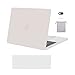 MOSISO Funda Dura Compatible con MacBook Pro 13 2020-2016 A2338 M1 A2289 A2251 A2159 A1989 A1706 A1708,Plástico Carcasa Rígida&Teclado Cubierta&Cubierta de Cámara Web&Accesorios Bolsa,Gris Roca