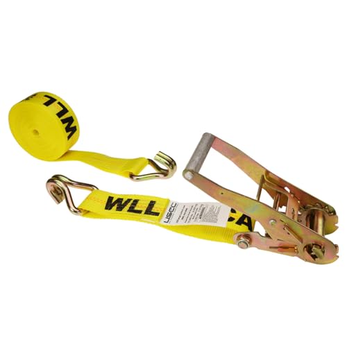 Ratchet Straps 2"x18 Ft 10-Pack – Double J Hook 10000 Lbs