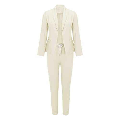 Pants Suits for Women Dressy Business Casual Outfits Blazer Sets Pant Suits 2 Piece Set Work Outfits Office Clothes2
