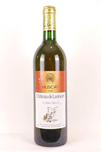 muscat château de lastours vin doux naturel VD blanc 1988 - languedoc