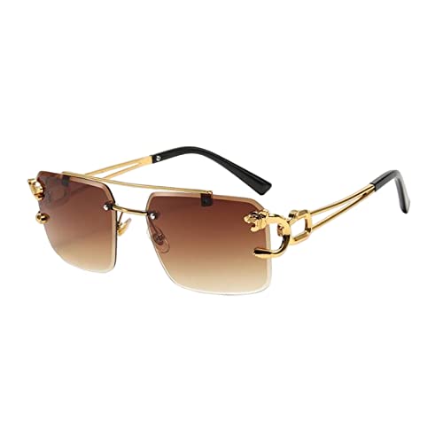 Sleek Rimless Sunglasses for Fashionable Summer
