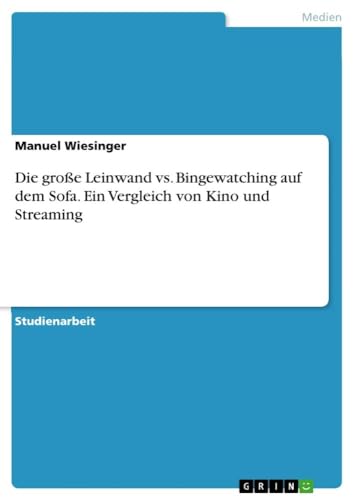 Die große Leinwand vs. Bingewatching auf dem Sofa. Ein Vergleich von Kino und Streaming