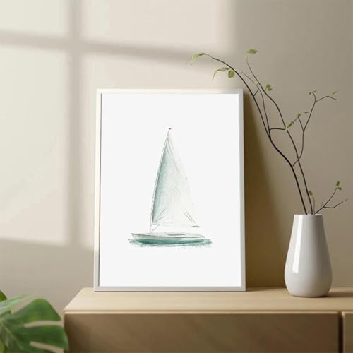 Peinture sur toile voilier de qualite superieure pour une decoration interieure elegante