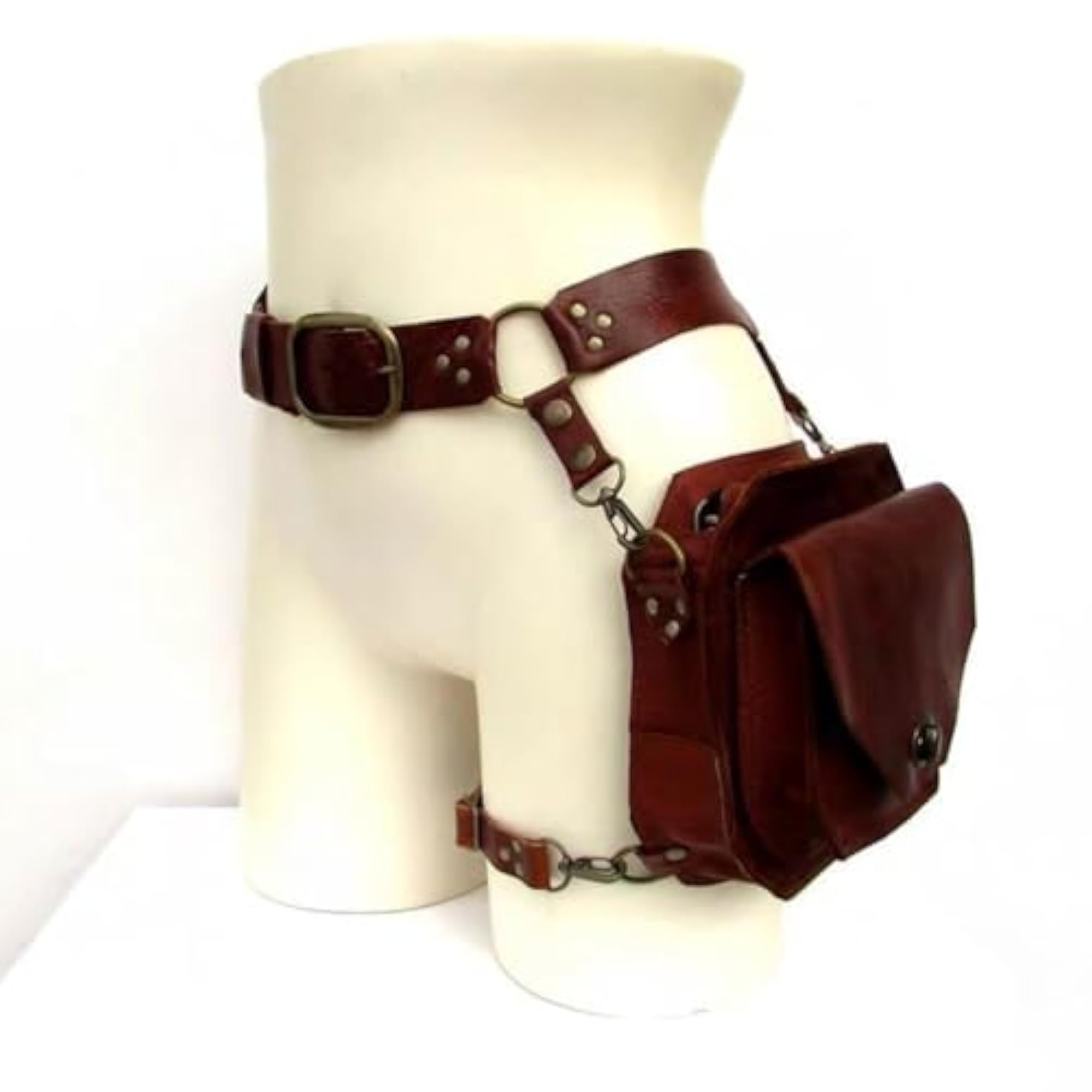 Medieval Alchemy Faux Leather Belt Bag