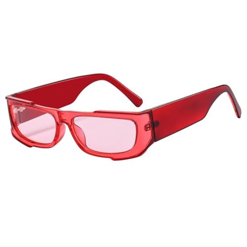 Lunettes de soleil rectangulaires tendance vintage dégradées pour un look UV400