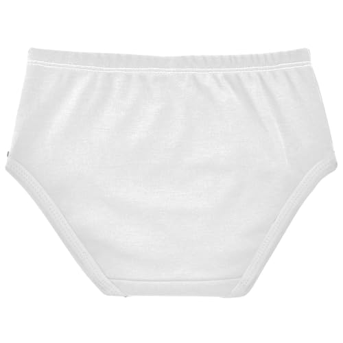 Joisal White Gray Color Little Girl Panties Girls Underwear Toddlers Cotton Durable Briefs Undies Kids 2t2