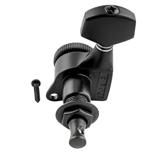 Musiclily Pro 6 en Ligne Ratio 18:1 Guitare Mécaniques Bloquante Locking Tuners Droitier Boutons Hex pour Guitare électrique Style Strat Tele, Noir - Les Beatles, Paul McCartney, John Lennon, RIngo Starr, George Harrison Musiclily Pro 6 en Ligne Ratio 18:1 Guitare Mécaniques Bloquante Locking Tuners Droitier Boutons Hex pour Guitare électrique Style Strat Tele, Noir – Image 5
