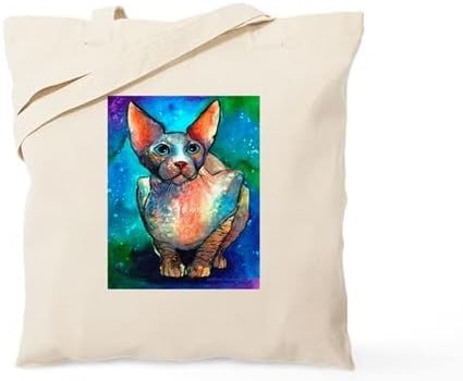CafePress Sphynx - Bolsa de lona natural bolsa de compras reutilizable