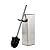BGL Toilet Brush Holder Freestanding,Brushed Nickel,304 Stainless Steel,SUS304 Toilet Bowl Brush and Holder for Bathroom - Space Saving,Sturdy,Deep Cleaning,Covered Brush