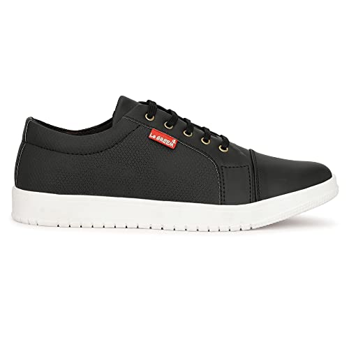 Image of LE GREEM Men's Synthetic Leather Stylish /Comfortable Lace-Ups Sneakers
