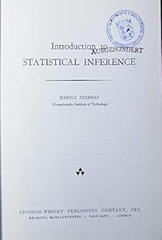 Hardcover Introduction to Statistical Inference Book