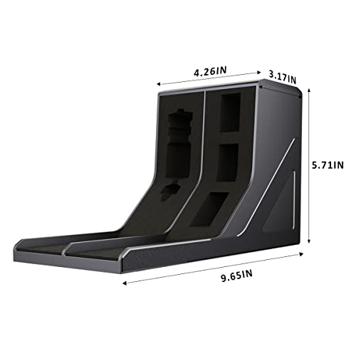 SUMING Universal Pistol Rack, Handgun Rack Pistol Holder for Gun Safe, Gun Holder Protective Pistol Stand Gun Storage Fit Most Handguns by SUMING - Used condition - Image 7