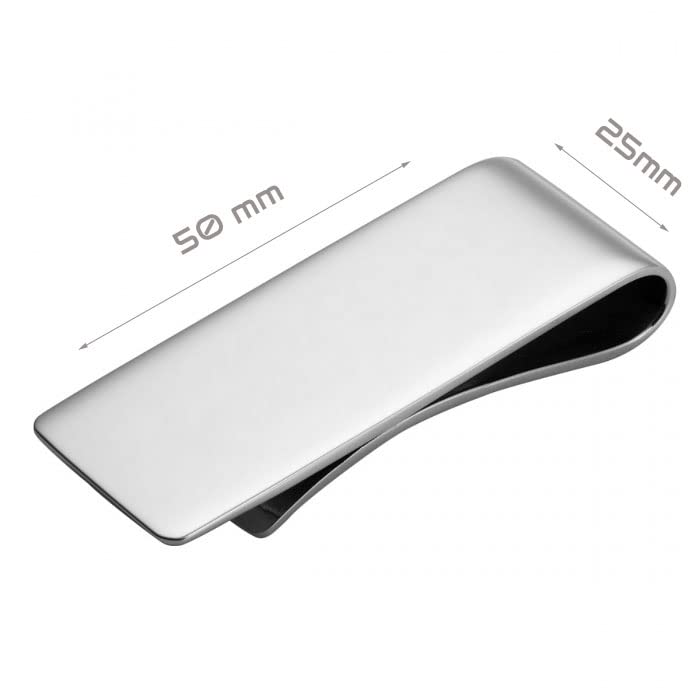 Ashton and Finch Cash Money Clip Gifts for Dad, Silver, One size, Silver, One Size2