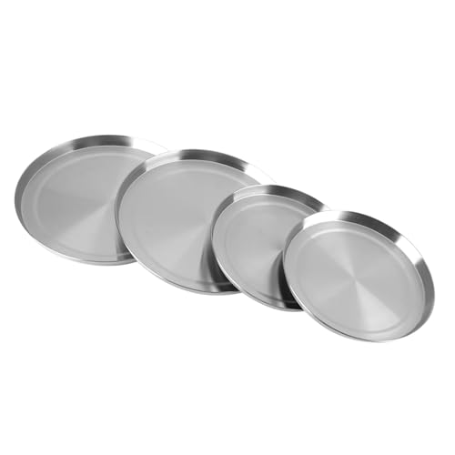 Stove Burner Covers, 4Pcs Stainless Steel Kitchen Stove Top Covers Cooker Fits Normal Large Electric Hob Burners for Electric Stove by Yosoo - Image 5